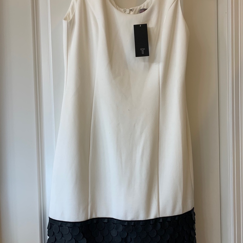 Tinley Road dress with leather bottom